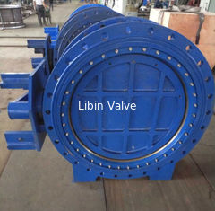 Stainless Steel Eccentric Butterfly Valve , Self Purification Eccentric Ball Butterfly Valve
