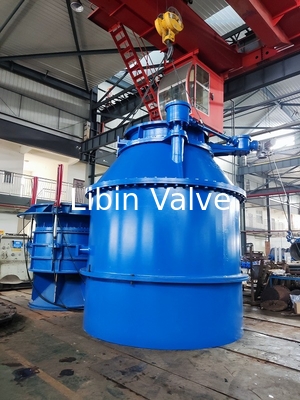 Valve à cône fixe en fer ductile / valve de contournement à turbine Taille DN100 - DN2400